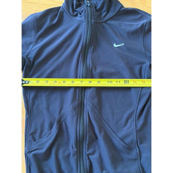 Nike Dri-Fit Women’s Black Full-Zip Athletic Training Jacket Size S - Picture 5 of 8